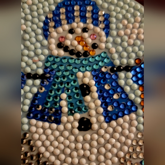 Snowman going for a Ski! Coaster - Picture 2 of 3